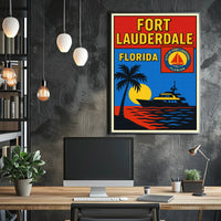 Fort Lauderdale, Florida Poster PosterGoat