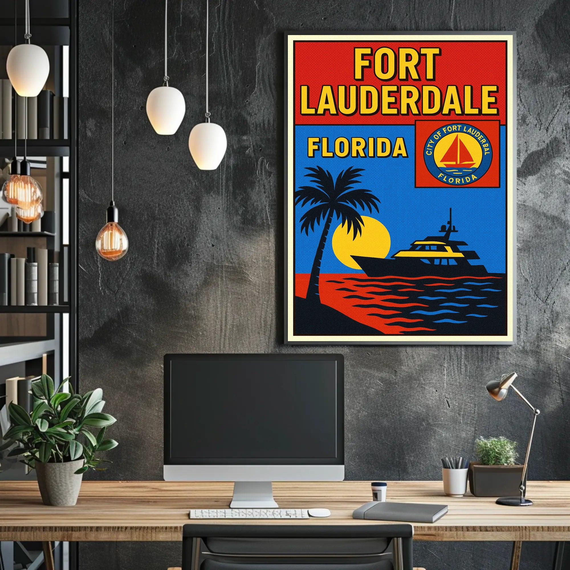 Fort Lauderdale, Florida Poster PosterGoat