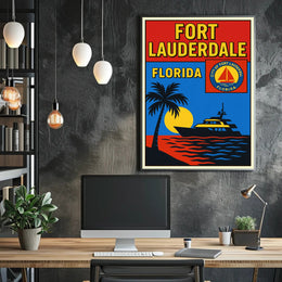 Fort Lauderdale, Florida Poster PosterGoat