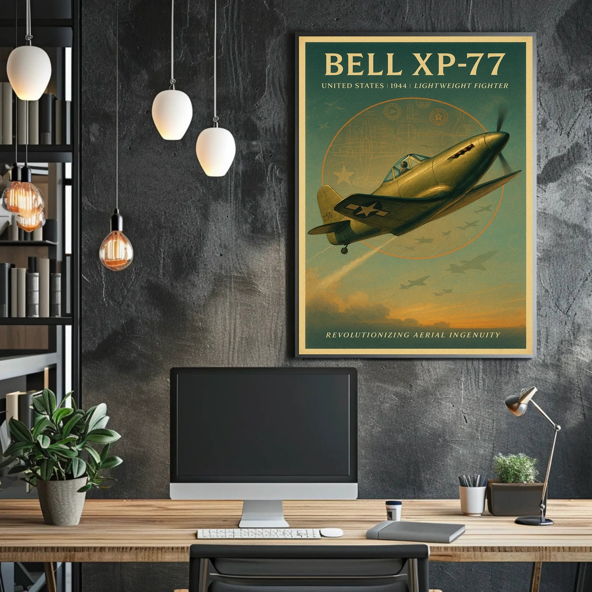Bell XP-77 Lightweight Fighter Poster