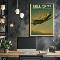 Bell XP-77 Lightweight Fighter Poster