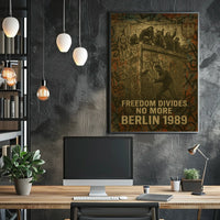 Berlin Wall 1989 Poster