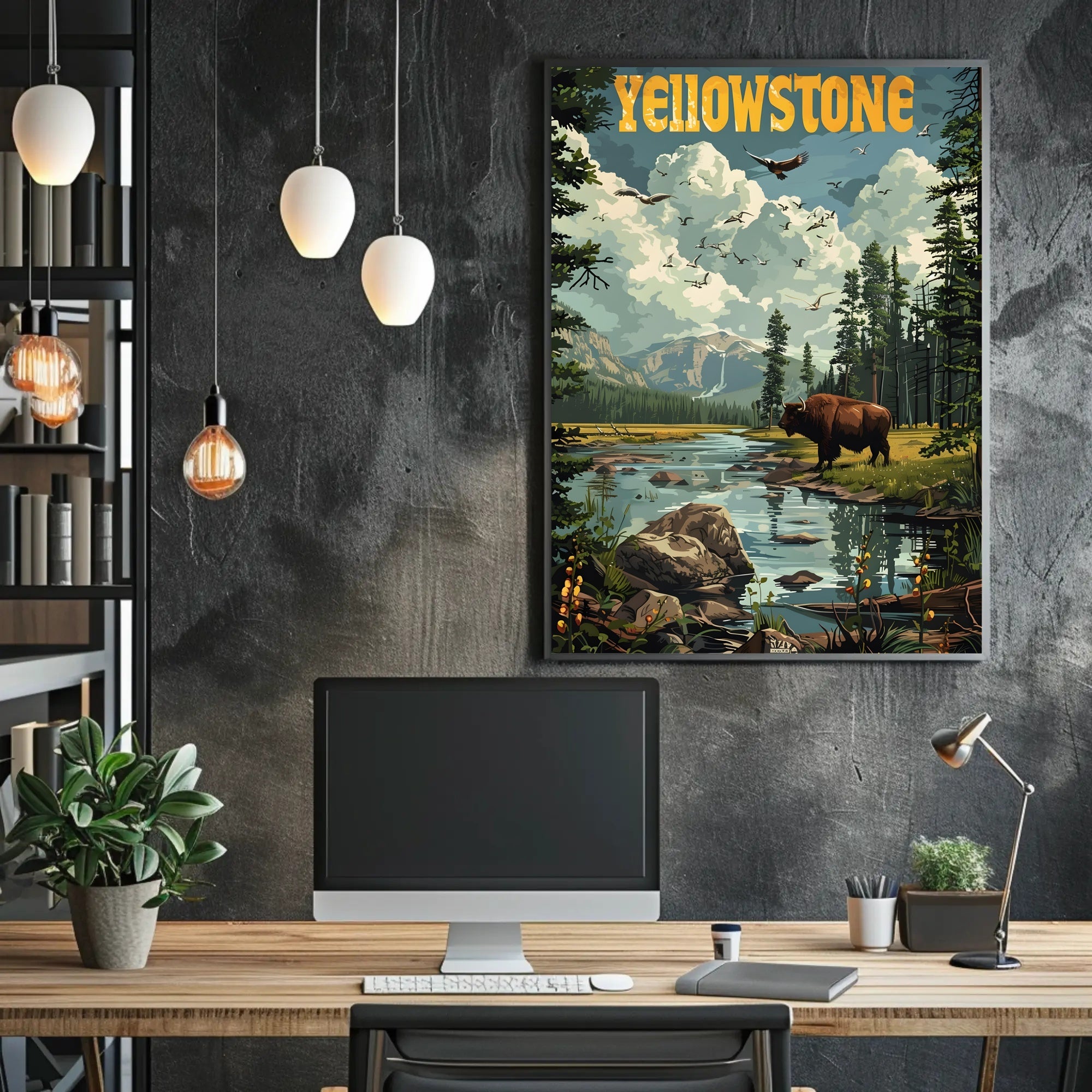 Yellowstone National Park Poster