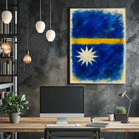 Abstract Flag Art Poster