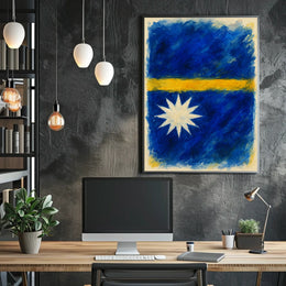 Abstract Flag Art Poster