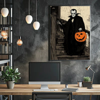 Vampire Halloween Gothic Artwork Sketch Poster