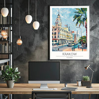 Vibrant Krakow Poster PosterGoat