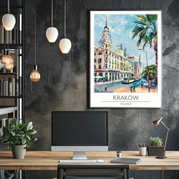 Vibrant Krakow Poster PosterGoat