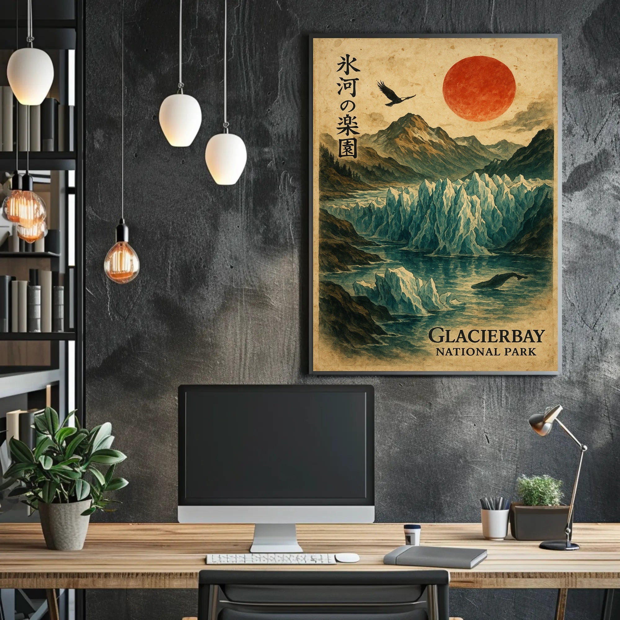 Glacier Bay Vintage National Park Poster
