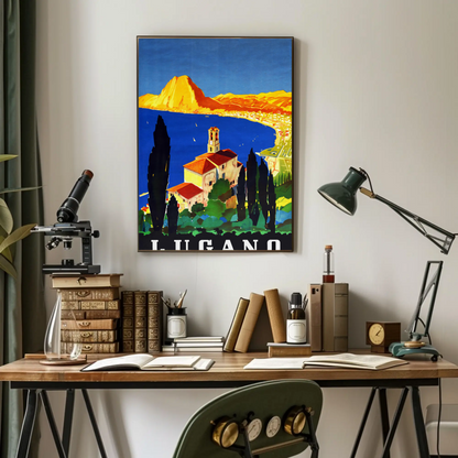 Lugano - Swiss Riviera Poster