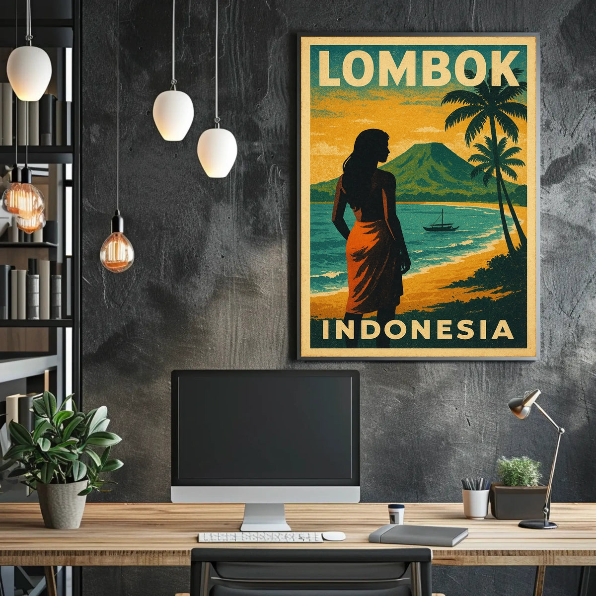 Lombok, Indonesia Poster