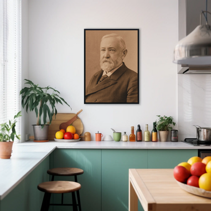 Benjamin Harrison 23rd President Sepia Photo