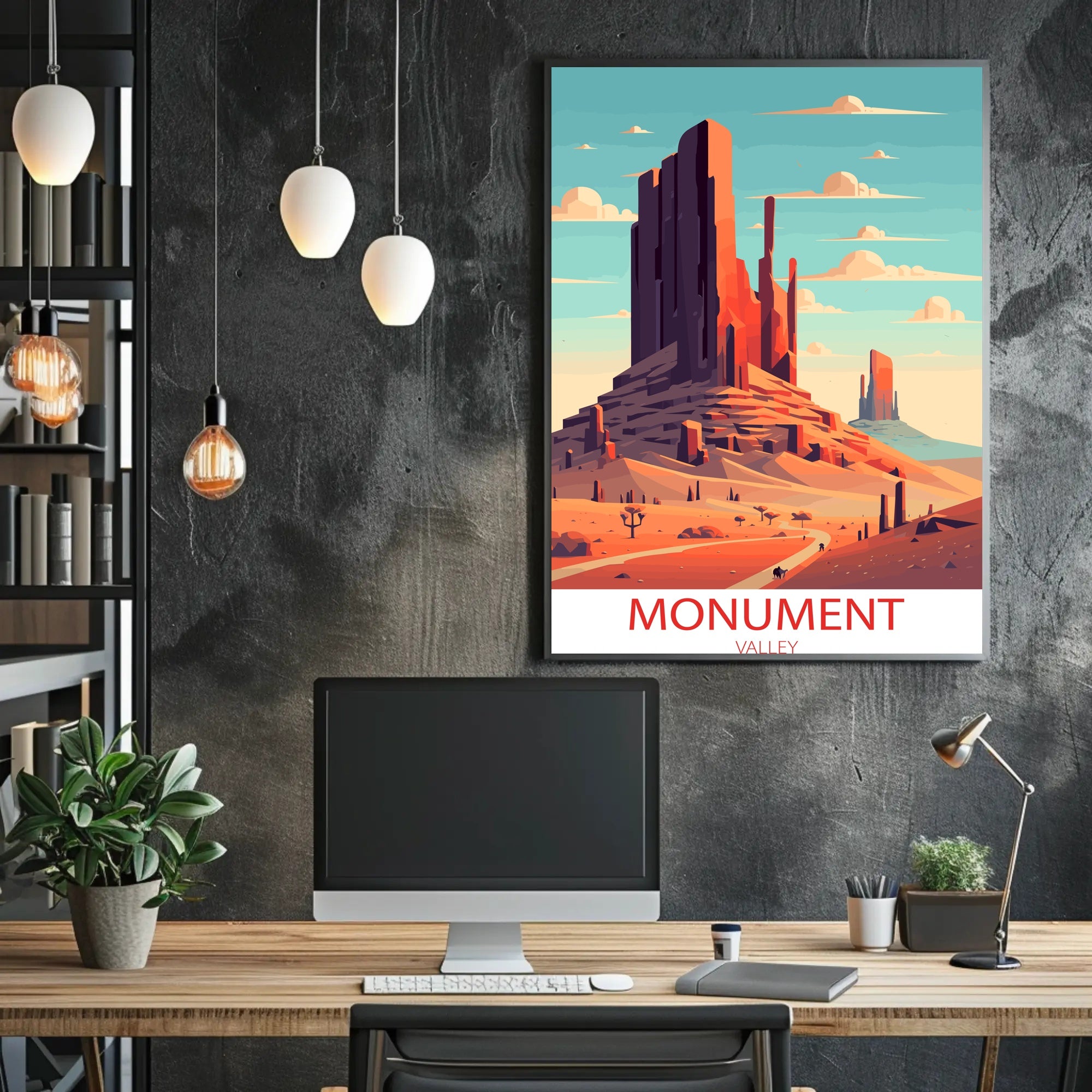 Monument Valley Sunrise Adventure Travel Poster