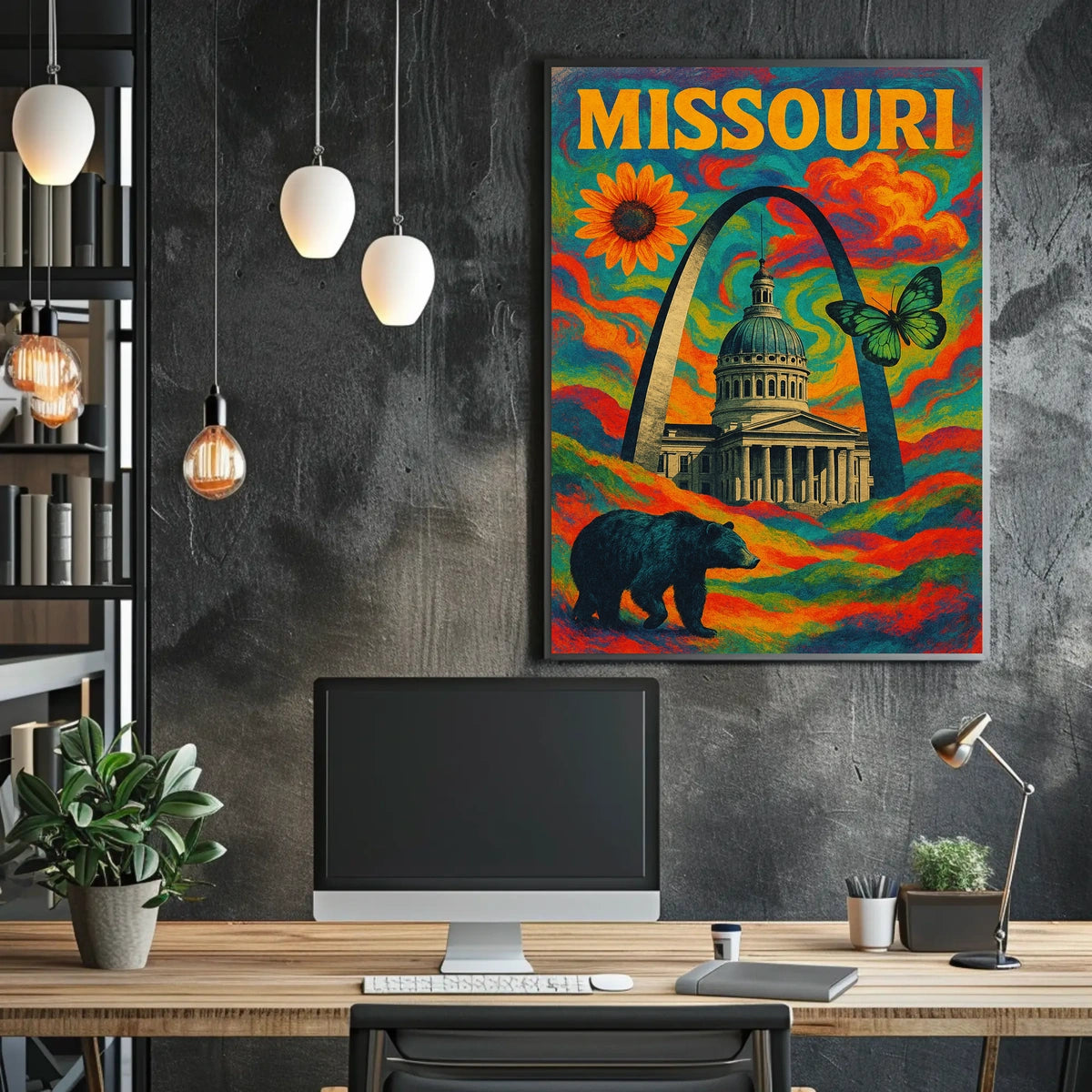 Missouri A Vibrant Tribute Poster
