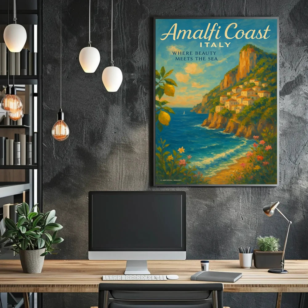 Coastal Beauty and Tranquility Art Poster
