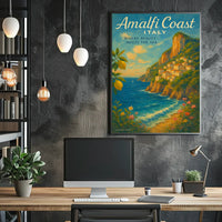 Coastal Beauty and Tranquility Art Poster