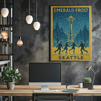 Emerald Frost Seattle Poster