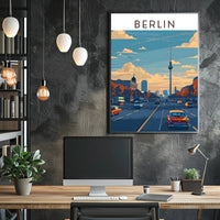 Berlin Cityscape Poster