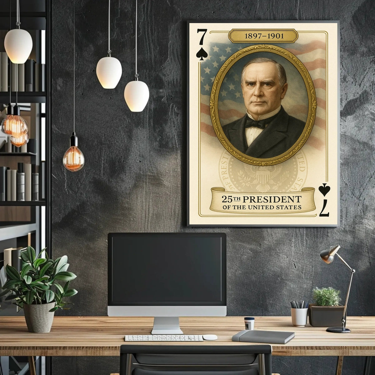 25th President Of United States Poster
