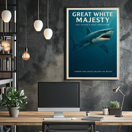 Great White Majesty Poster