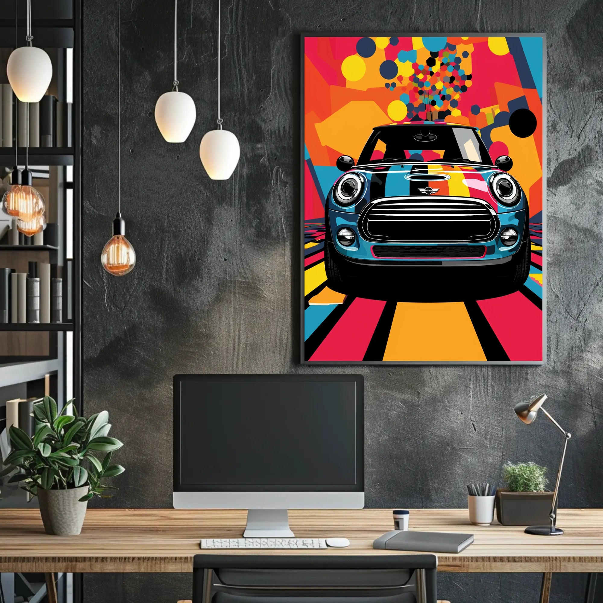 Vibrant Ride Poster PosterGoat