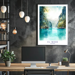 El Nido Tranquility Poster PosterGoat