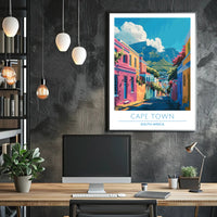 Cape Town Bo-Kaap Street Art Urban or Cityscape Poster
