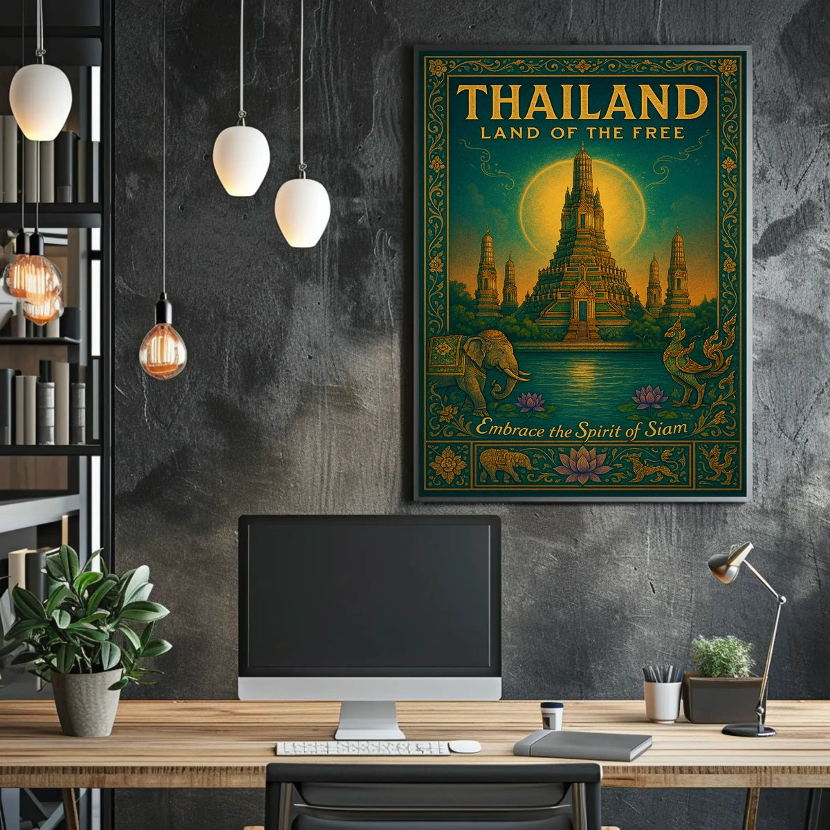 Thailand Land Of The Free Poster