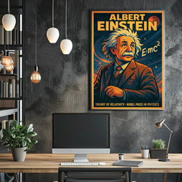 Albert Einstein Theory Of Relativity Poster