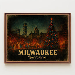 Milwaukee Winter Wonderland Poster