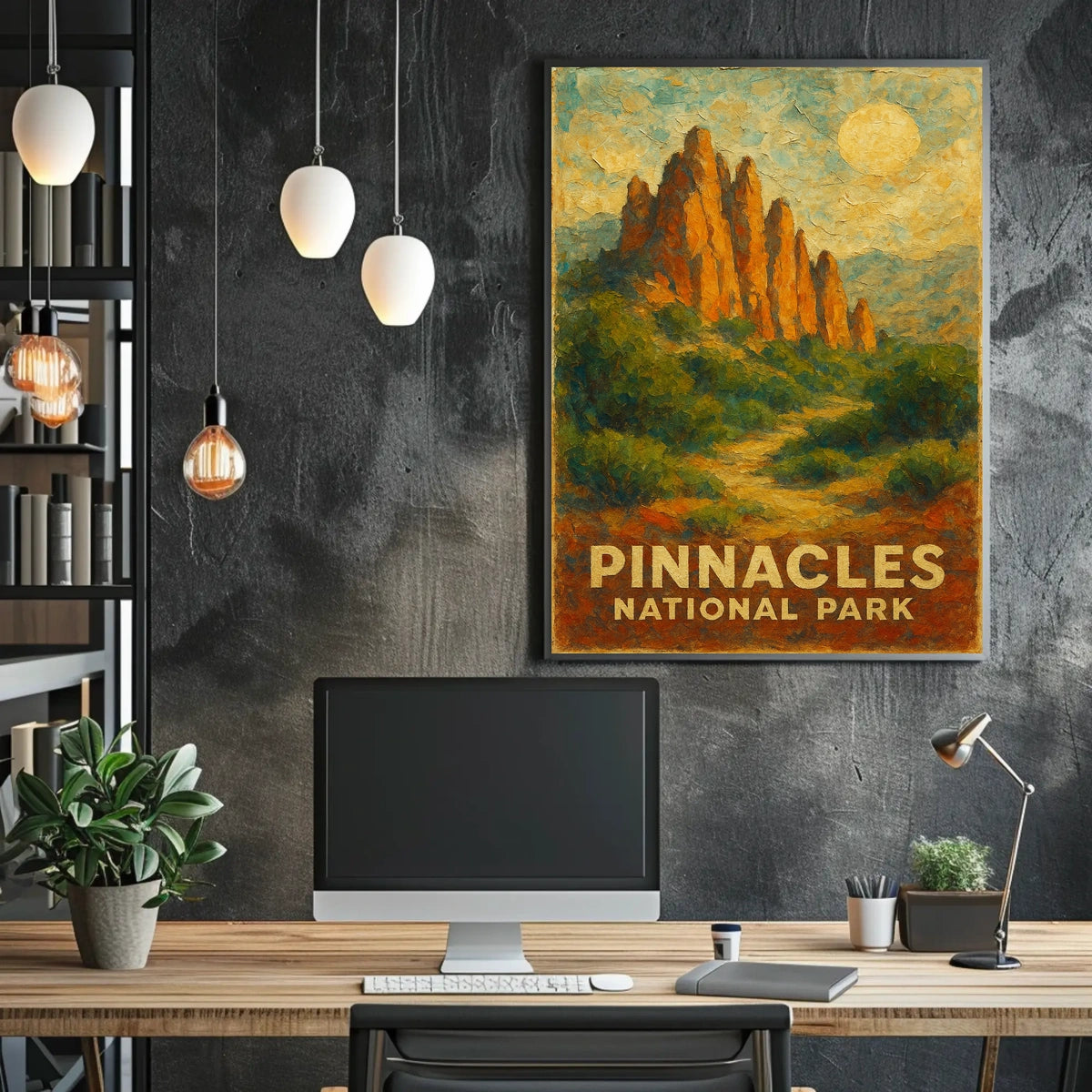 Pinnacles National Park California Landscapes Photography Realism Travel Enthusiast Gift Poster
