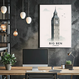 Big Ben in London Poster