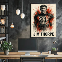 Jim Thorpe Legendary Athlete Poster
