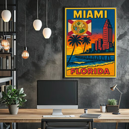 Miami, Florida Poster