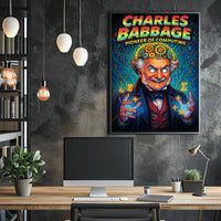 Charles Babbage Pioneer of Computing Poster PosterGoat