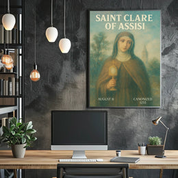 Saint Clare Of Assisi Poster