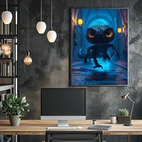 Enchanted Lizard Adventure Fantasy or Mythology Poster PosterGoat