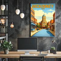 McKinney, Texas Poster PosterGoat