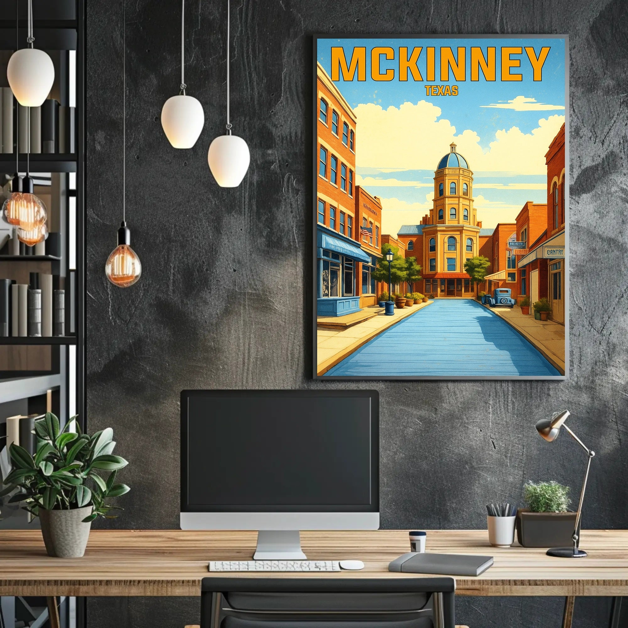McKinney, Texas Poster PosterGoat