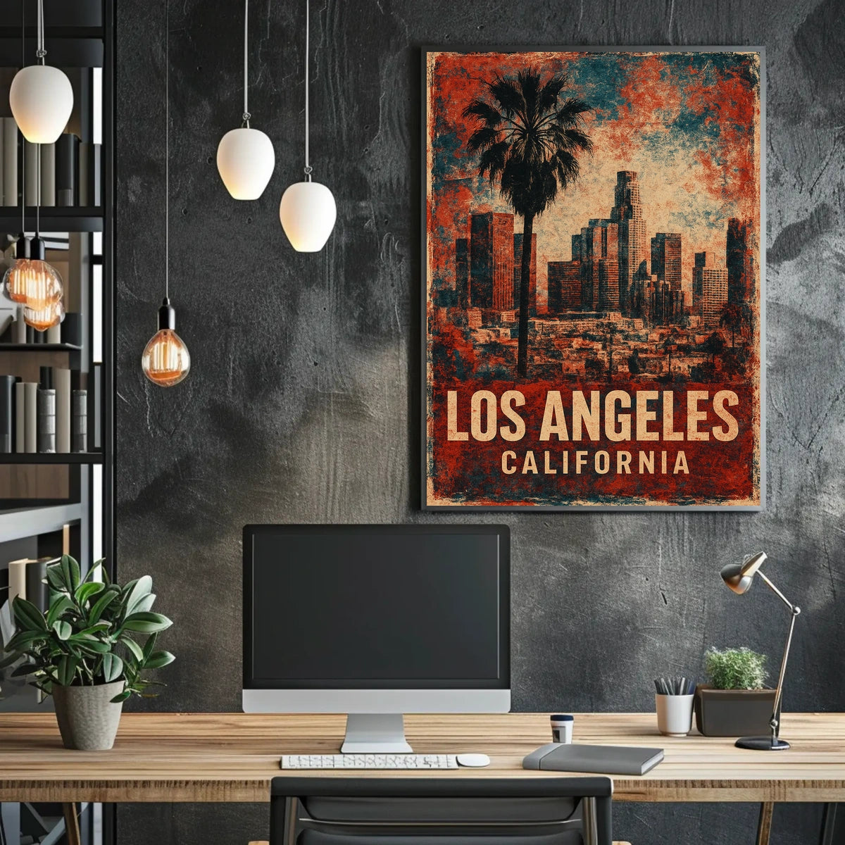 Los Angeles Skyline Poster