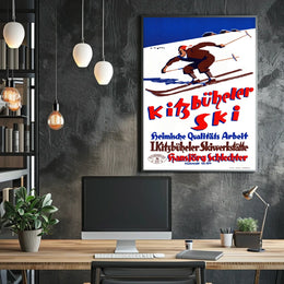 Kitzbüheler Ski Vintage Ski Vintage Poster