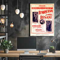 Vintage Vaudeville Performers Poster - Cultural or Heritage Poster