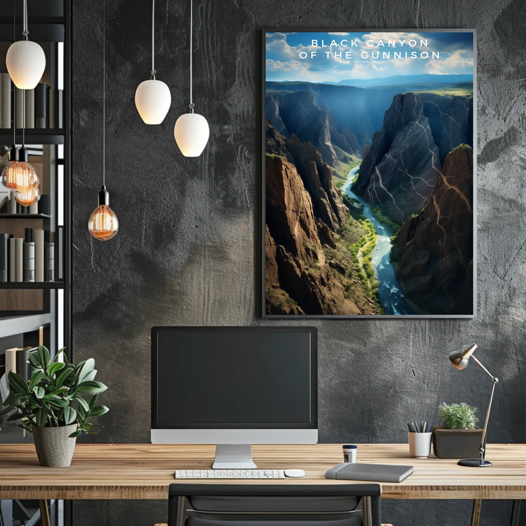 Black Canyon Of The Gunnison Travel Poster