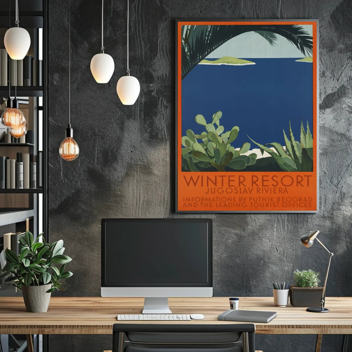 Winter Resort Jugoslav Riviera Poster