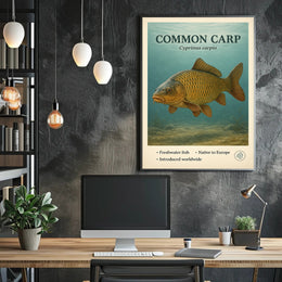 Common Carp Cyprinus carpio Poster