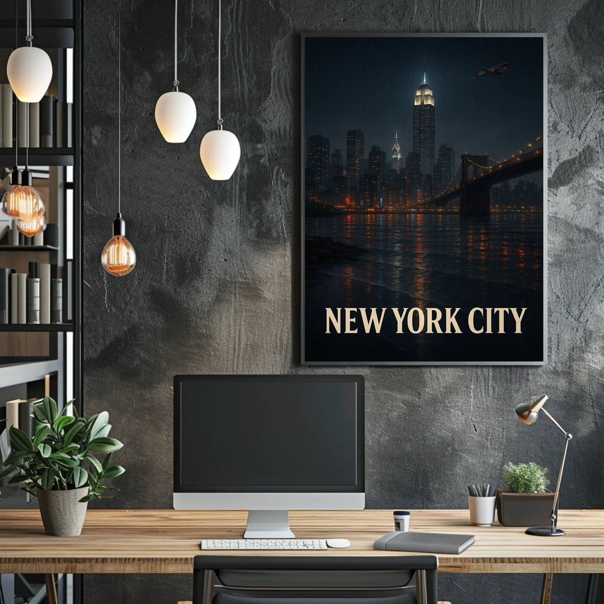 New York City Skyline Poster