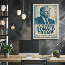 Donald Trump 47th President Poster