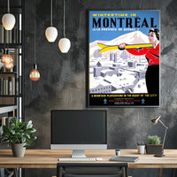 Wintertime in Montreal Poster