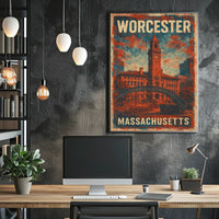 Worcester, Massachusetts Poster