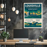 Discover Louisville, Kentucky Poster
